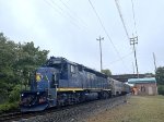 GP40PH-2 # 4109 shoving NJT "Boonton Scoot" Train # 1022 out of Boonton Station heading east for a few miles before returning as Boonton Scoot Train # 1023 